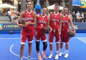 3X3 KADIN BASKETBOL MİLLİ TAKIMI AVRUPA'DA KENDİNİ GÖSTERDİ