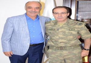 BAŞOĞLU'DAN, BAŞKAN YÜCELİK'E VEDA ZİYARETİ