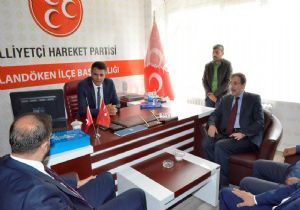	 AK Parti'den MHP'ye ziyaret
