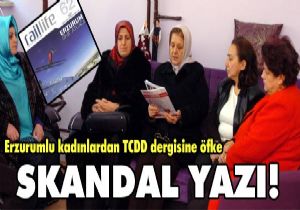 Kadınlardan TCDD dergisine öfke!
