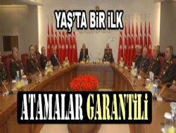 YAŞ'ta bir İLK
