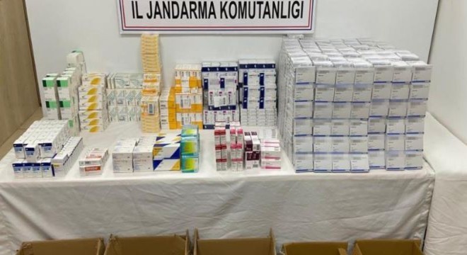 2 bin 330 paket kırmızı reçeteli ilaç ele geçirildi