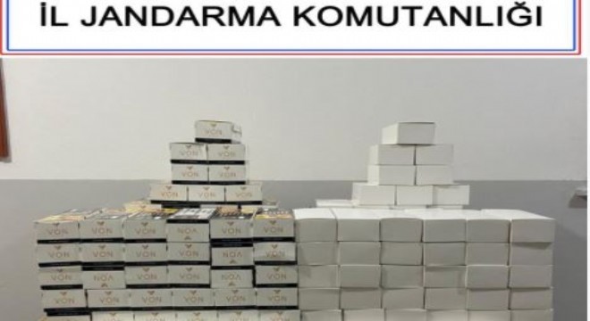 20 bin adet bandrolsüz makaron ele geçirildi