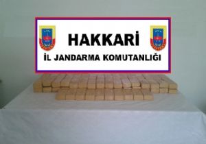 HAKKARİ'DE UYUŞTURUCU OPERASYONU