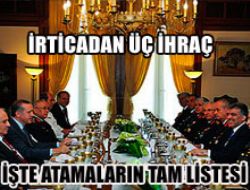 YAŞ kararları açıklandı