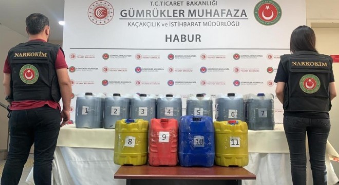 245 kilogram metamfetamin yakalandı