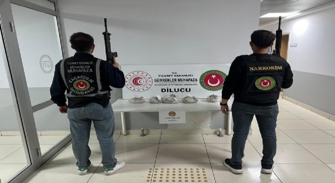 4.9 kilo uyuşturucu ele geçirildi