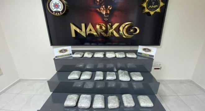 6.2 kilo skunk ele geçirildi