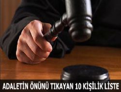 Yargıyı kilitleyen 10 kişilik liste