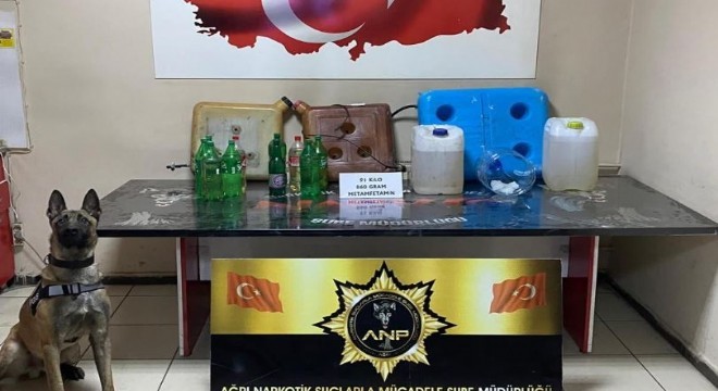 91 kilo 860 gram metamfetamin ele geçirildi