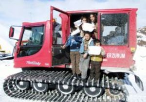 KAR'DA TATİL LEZZETİ...