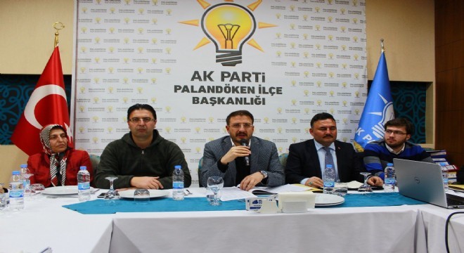 AK Parti Palandöken'de basın buluşması