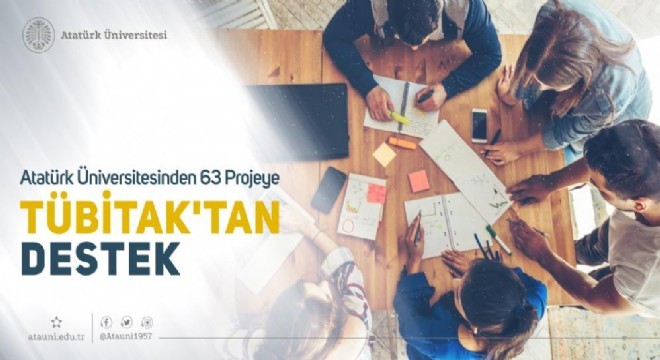 ATAUNİ'den 63 proje desteklenmeye hak kazandı