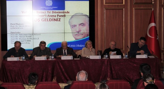 AYK Erzurumlu Bilim adamı Öner'i panelle andı