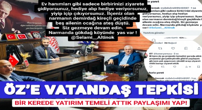 Ak Parti Erzurum milletvekili Mehmet Emin Öz'e vatandaştan tepki
