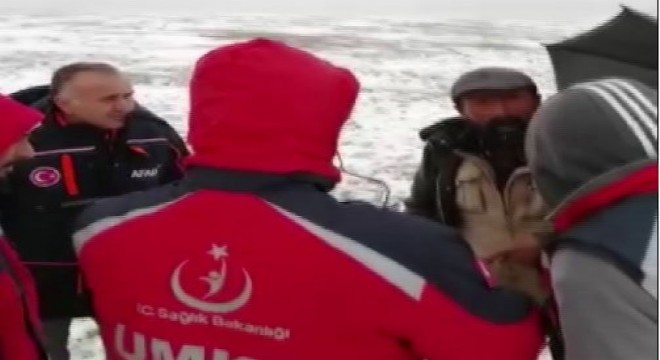Allahuekber'de mahsur kalan çobanlar kurtarıldı