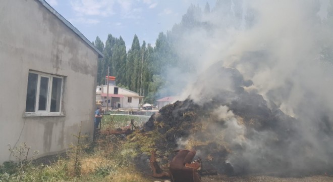 Ardıçlı'da yangın