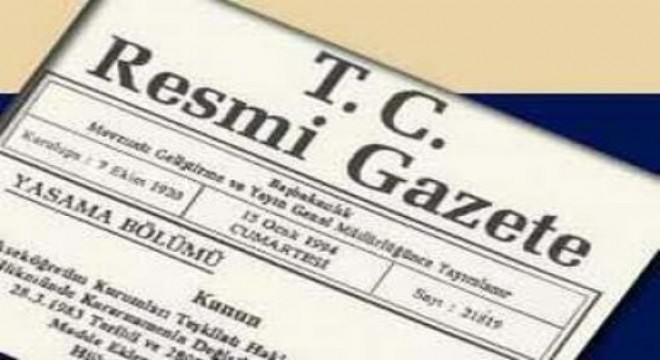 Atama kararları Resmi Gazete'de yayımlandı