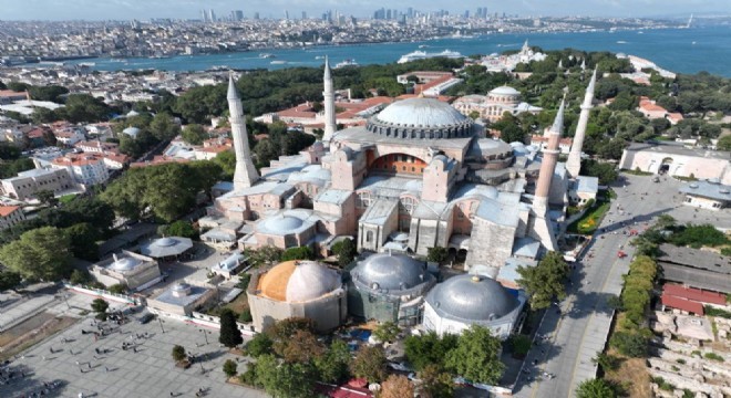 Ayasofya-i Kebir Camii Şerifi'nde restorasyon başladı
