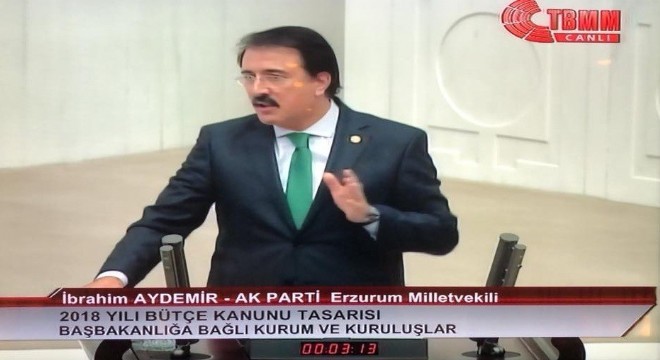 Aydemir: ‘Erzurum, hainlere geçit vermeyen şehirdir'