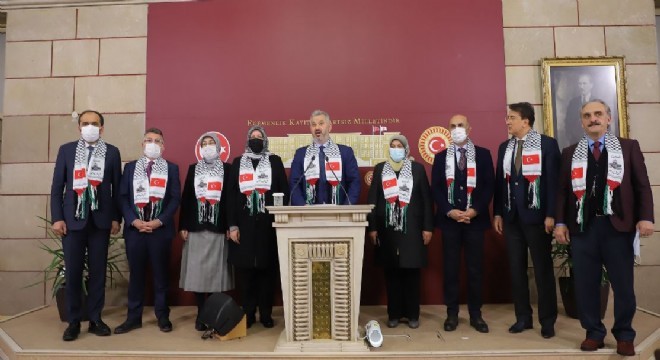 Aydemir'den İsrail zulmünü protesto