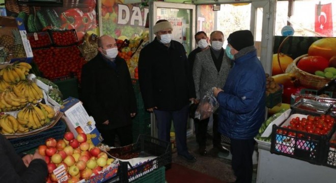 Aziziye'de Covid-19 tedbirlerine sıkı denetim