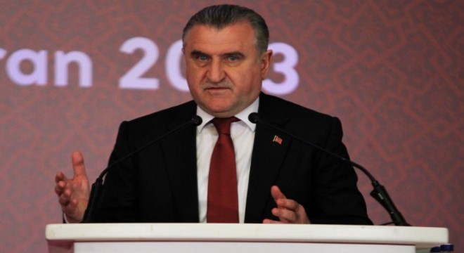 Bak'tan Erzurumspor FK için tebrik mesajı