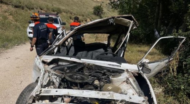 Bayburt yolunda trafik kazası: 1 yaralı
