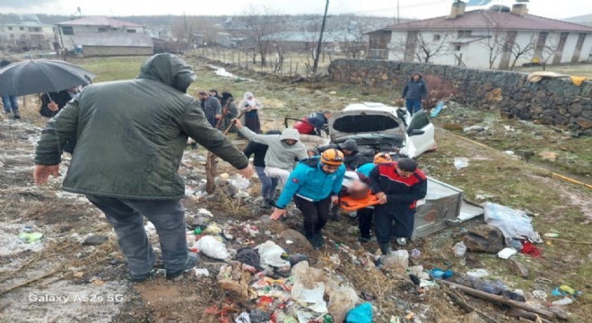 Bingöl yolunda kaza: 7 yaralı