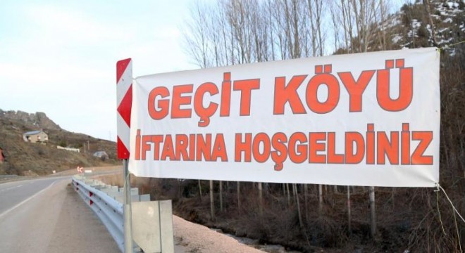 Bu köyden iftar yapmadan ‘Geçit' yok