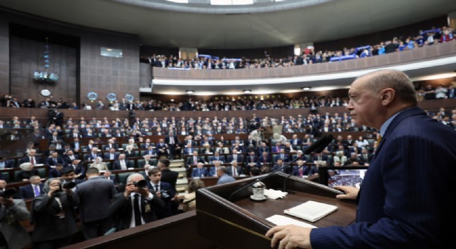 Cumhurbaşkanı Erdoğan AK Parti Grubuna seslendi