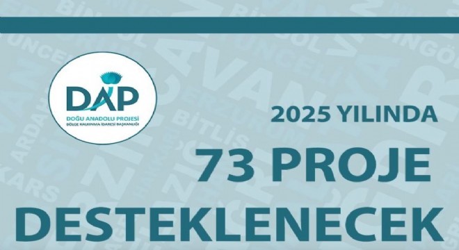 DAP BKİ'den 73 projeye destek