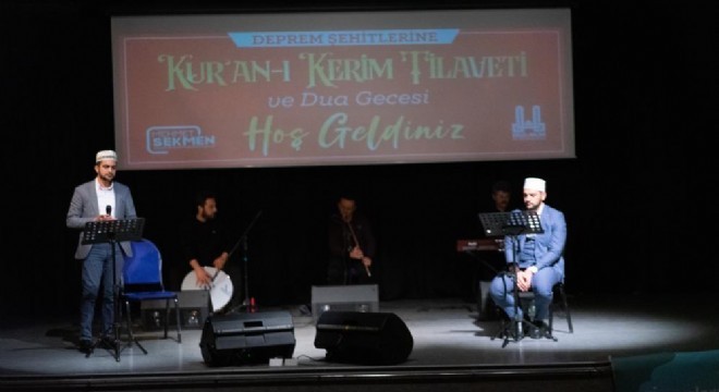 Dadaşlar, Depremzedeler için Dua Gecesi'nde buluştu