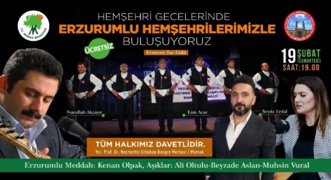 Dadaşlar Mamak'ta buluşacak