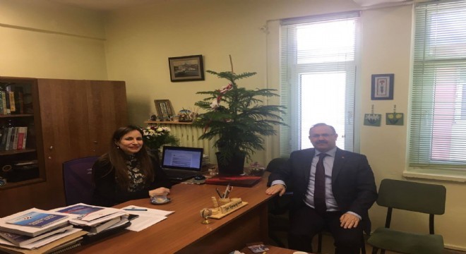 Deligöz'den ödüllü akademisyene ziyaret