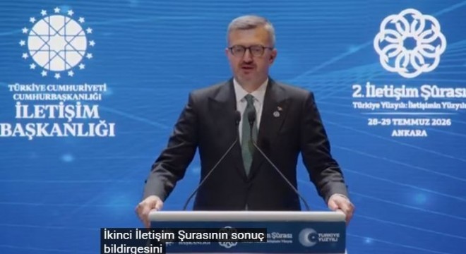 Duran, 2. İletişim Şûrası‘nın sonuç bildirgesini açıkladı