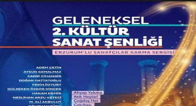 ERSANDER'den Kültür ve Sanat Şenliği