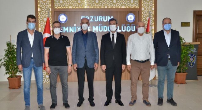 ETSO yönetiminden, Emniyet Müdürü Tuncer'e ziyaret