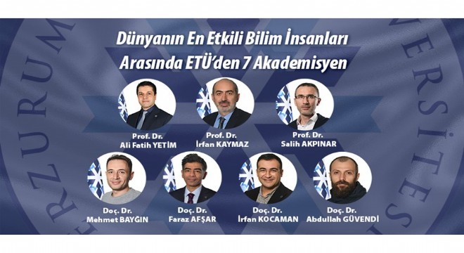 ETÜ'den 7 Bilim insanı Stanford listesinde