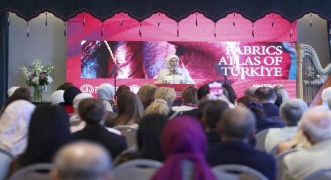 Emine Erdoğan Anadolu tekstilini first lady'lere tanıttı