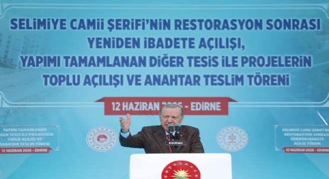 Erdoğan: Başkalarıyla değil kendimizle yarışıyoruz
