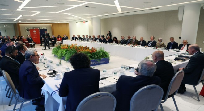 Erdoğan, düşünce kuruluşlarıyla bir araya geldi