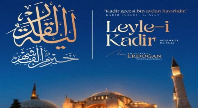 Erdoğan'dan Kadir Gecesi paylaşımı