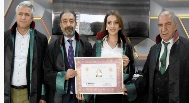 Erzurum Barosu'nda yemin töreni