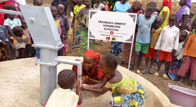 Erzurum Emniyetinden Kamerun'a ‘can suyu'