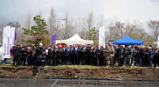 Erzurum Milli Teknoloji Atölyesi'nin temeli atıldı