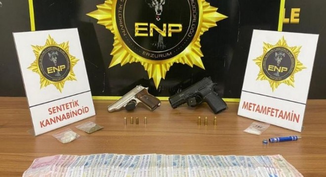 Erzurum'da uyuşturucu operasyonu: 5 tutuklama