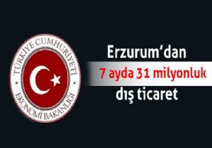 Erzurum'dan 7 ayda 31 milyonluk dış ticaret