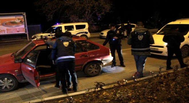 Erzurum polisinden gece yarısı 