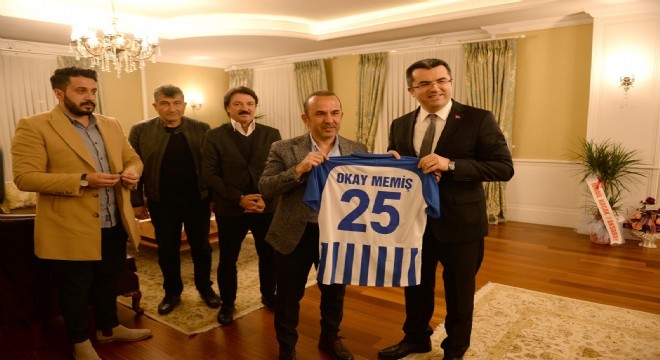 Erzurumspor yönetiminden Memiş'e ziyaret